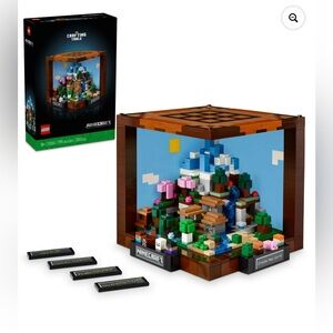 LEGO Minecraft Crafting Adventure Set with Multicolor Blocks